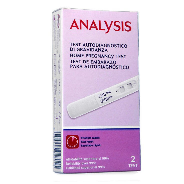 Analyse du test de grossesse Test Chicco® 2