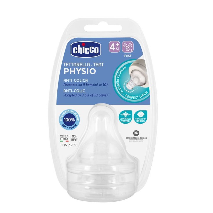 Tétine Physio - Siliconei Chicco® 2 Pièces