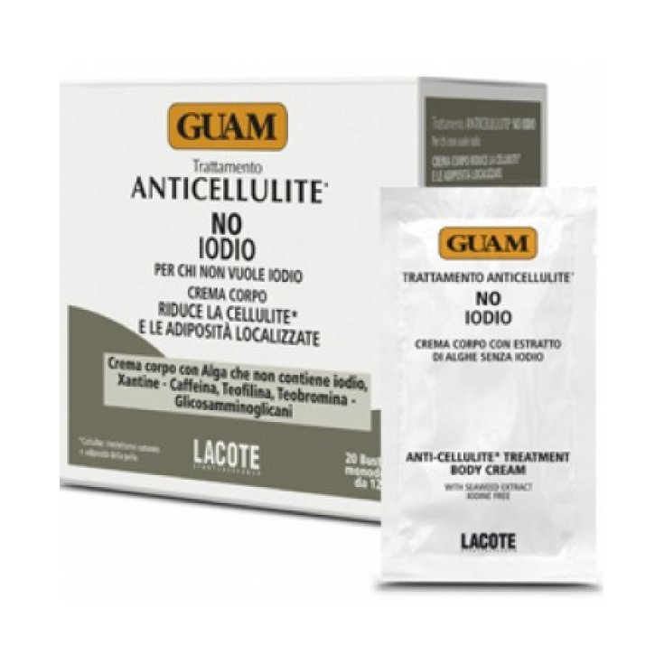 Guam No-Iodine Traitement Anti-Cellulite 20 Sachets