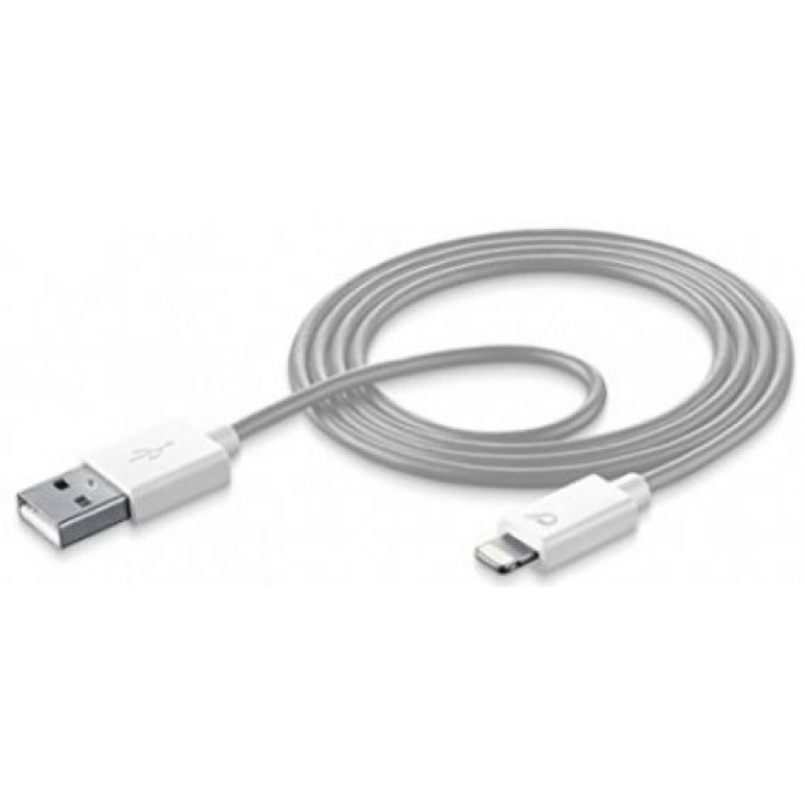 Câble USB #Stylecolor - Câble de données Lightning Cellularline 1 Blanc