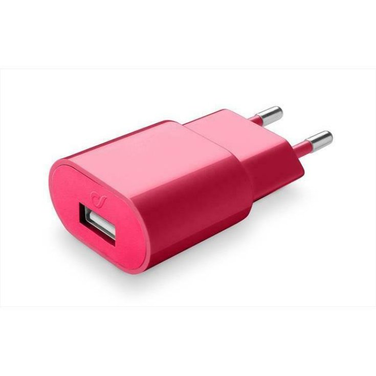 Chargeur Usb 2A Rouge Chargeur Cellularline 1 Rouge