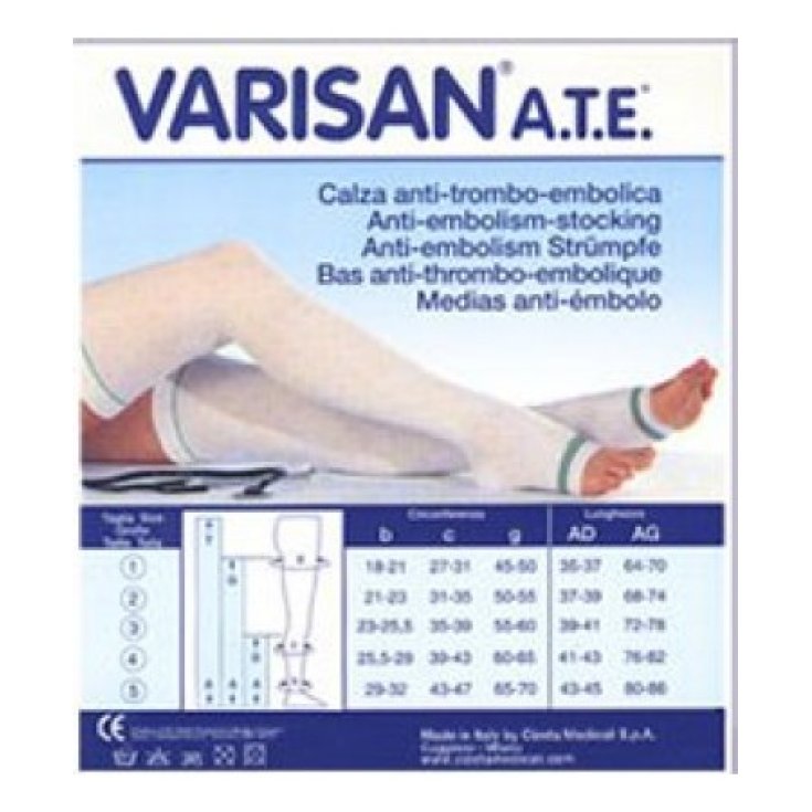 Varisan® Ate18 Inspectable Pointu Stay-up Coton M Cizeta