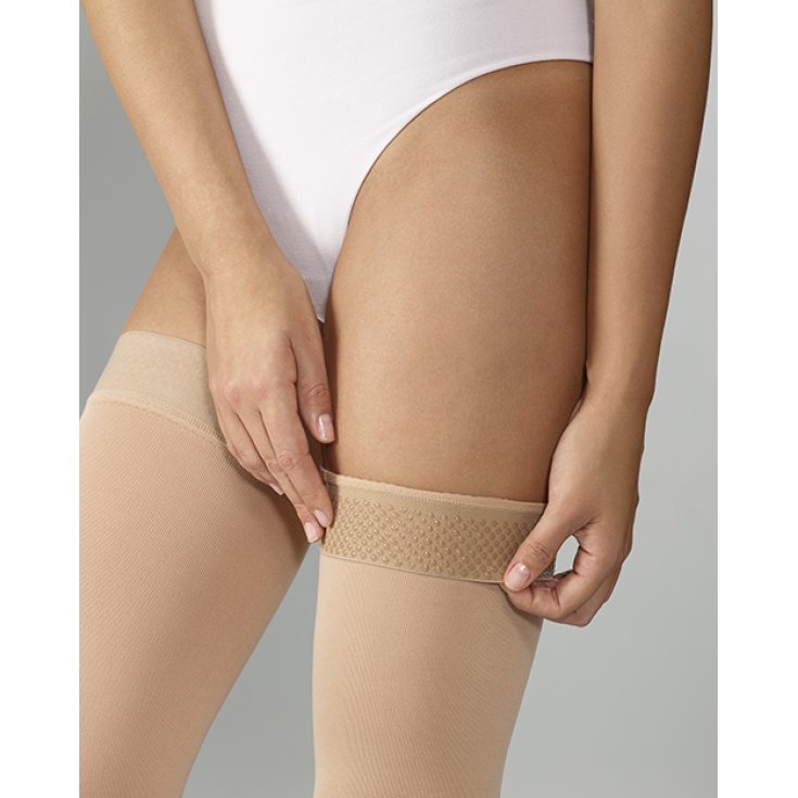 Haut Varisan® K1 Bas autofixants Coton normal Bout ouvert Couleur Beige Taille 2 Cizeta 1 Paire