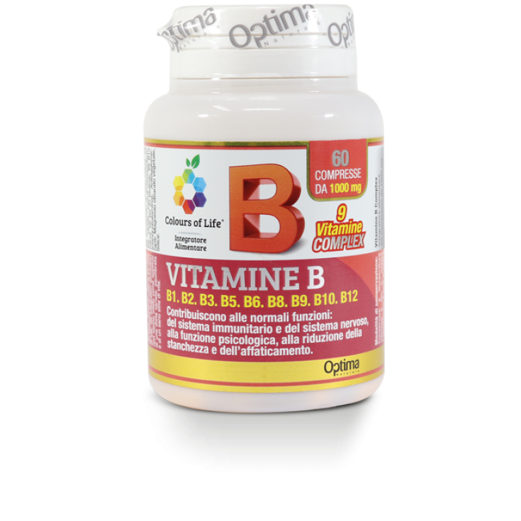 Complexe Vitamines B Colors Of Life® Optima Naturals 60 Comprimés