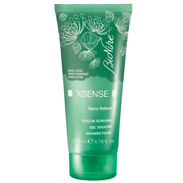 Xsense Spicy Vetiver BioNike Mousse de Douche Parfumée 200 ml