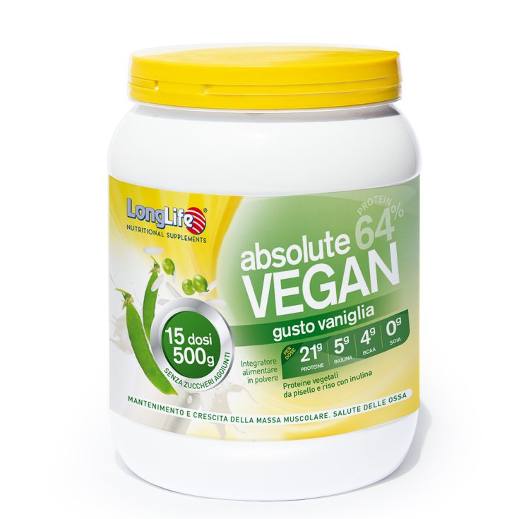 Absolute Vegan 64% Saveur Vanille LongLife 500g