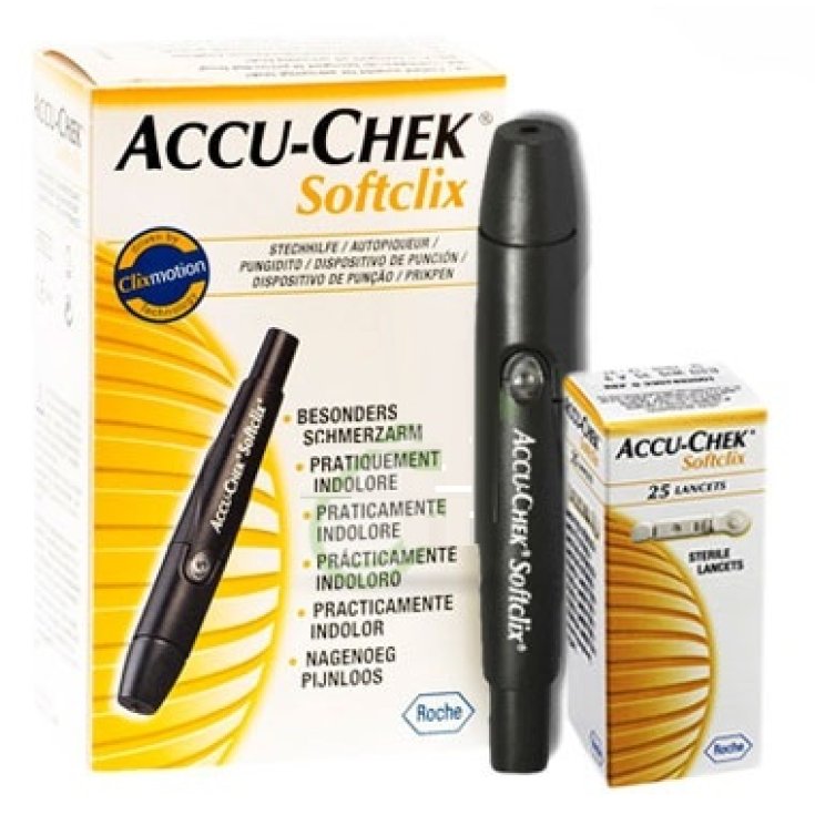 Autopiqueur Accu-Chek® Softclix + lancettes Roche