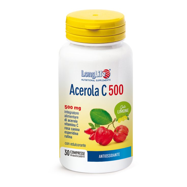 Acérola C 500 Citron LongLife 30 Comprimés