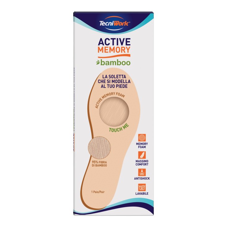 Semelle Active Memory Bambou Tecniwork® 1 Paire Taille 35