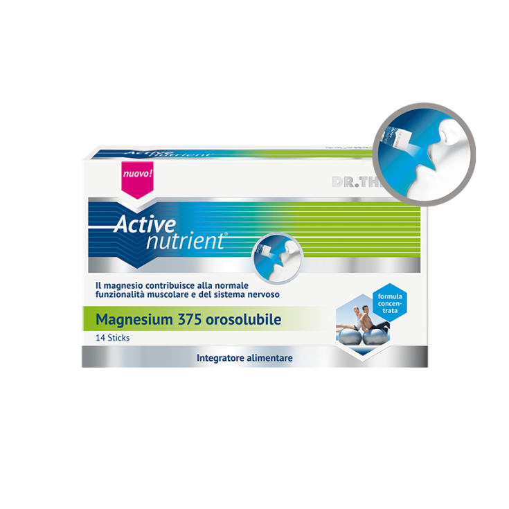 Active Nutrient® Magnésium 375 Orosoluble Dr. Theiss 14 Sticks