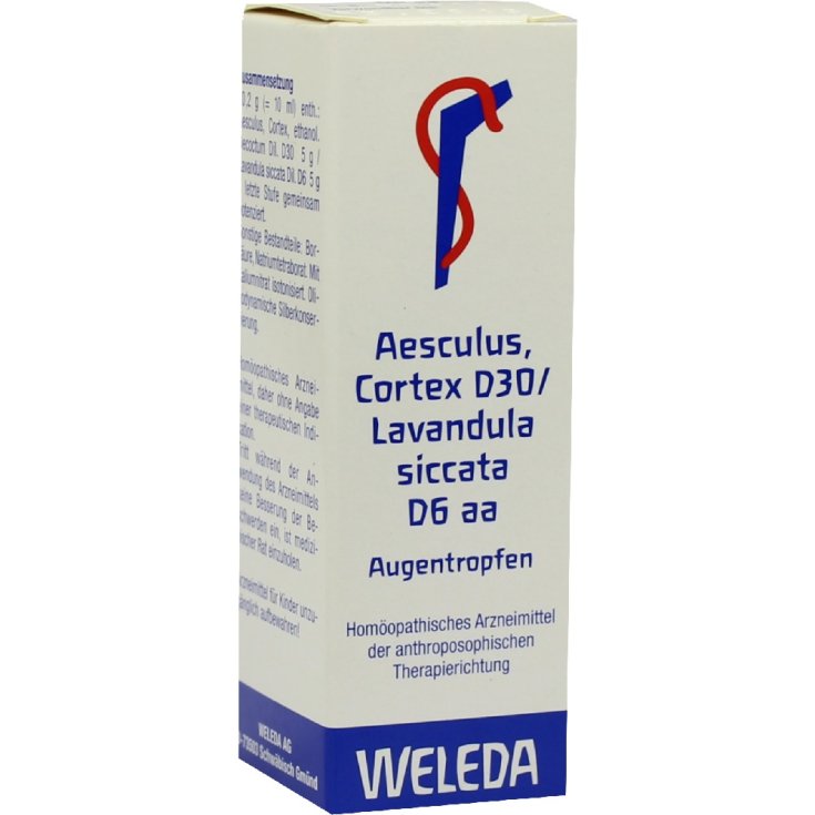 Aesculus Cortex D30 / Lavande Siccata D6 Weleda 10ml