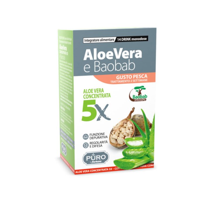 Concentré Aloe Vera 5X Et PURE Baobab By Forhans 14 Drink