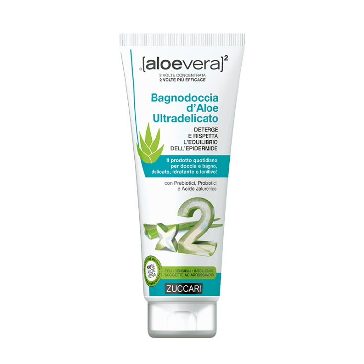 Aloevera2 Zuccari Ultradelicato Gel Douche à l'Aloès 250 ml