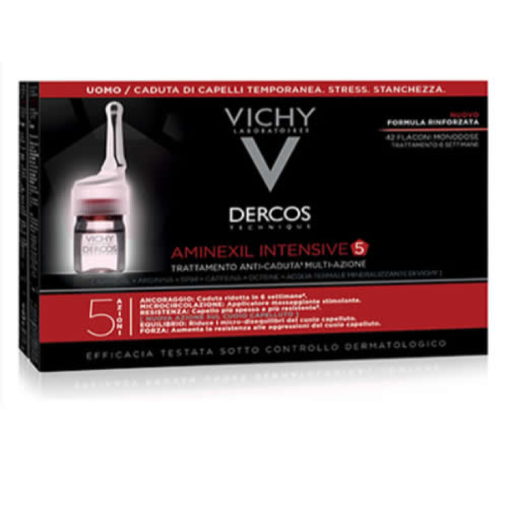 Aminexil Intensif 5 Homme Dercos Vichy 12 Ampoules