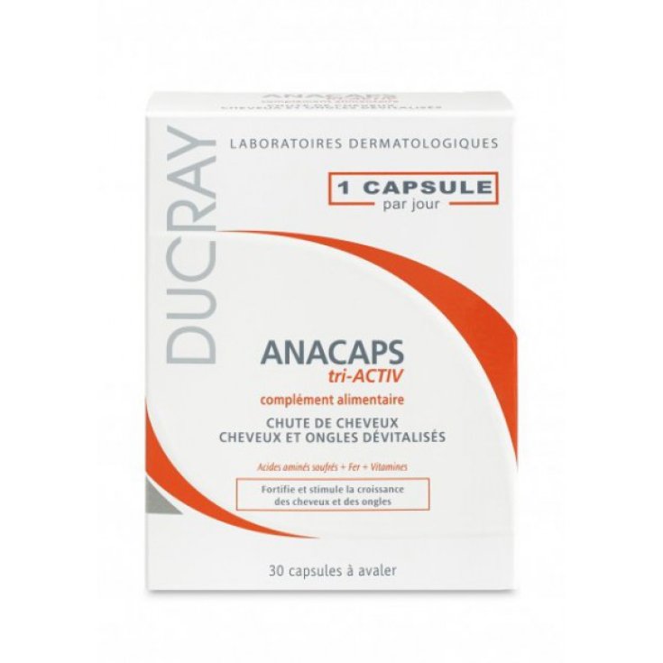 Ducray Anacaps Tri-Activ Complément Alimentaire 30 Gélules