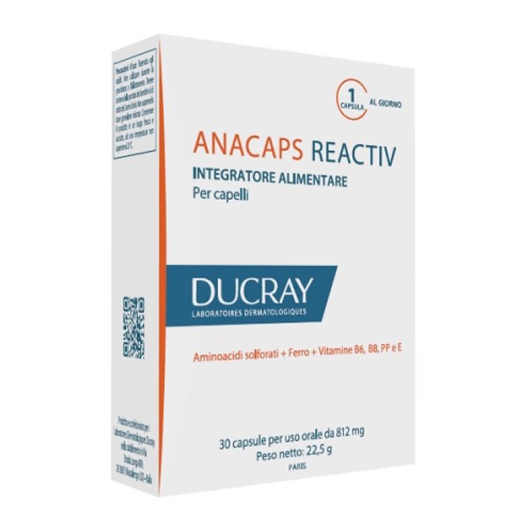 Anacaps Réactiv Ducray 30 Gélules