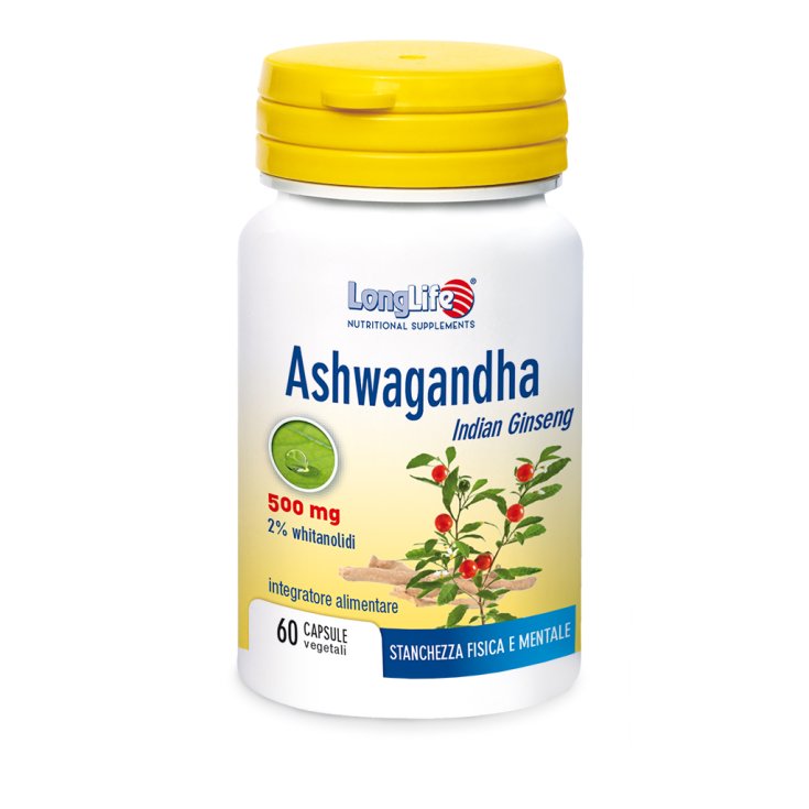 Ashwagandha 500mg Longue Vie 60 Gélules