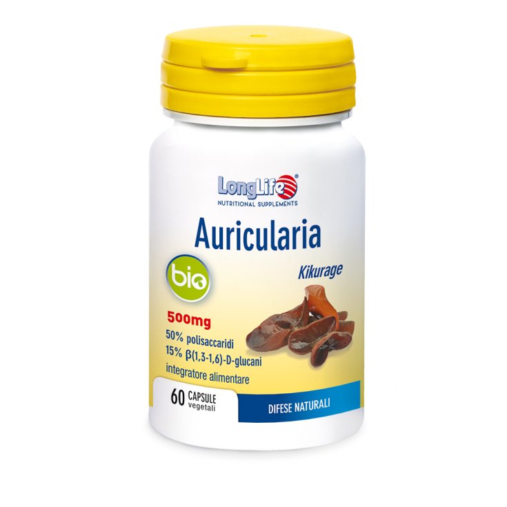 Auricularia Bio 500 mg Longue Vie 60 Gélules