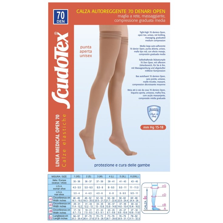 Hold-up 70 Open Toe ScudoTex Daino Taille 2