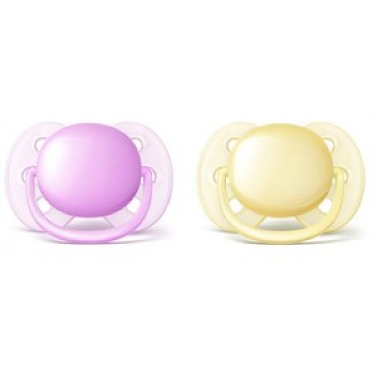 Avent Ultra Soft Philips 2 Sucettes Pour Filles