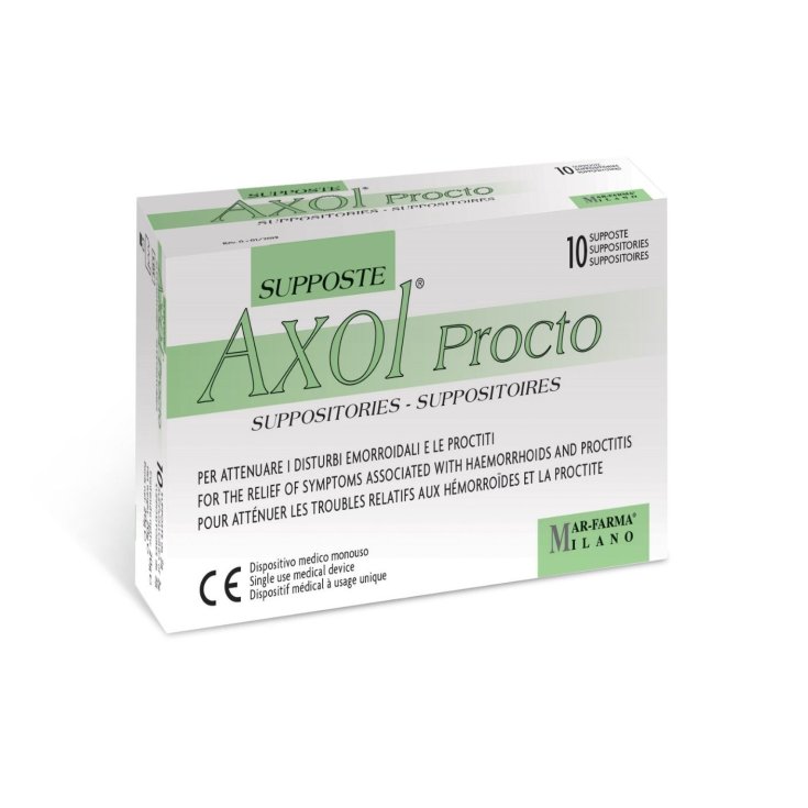 Axol Procto Mar-Farma 10 Suppositoires