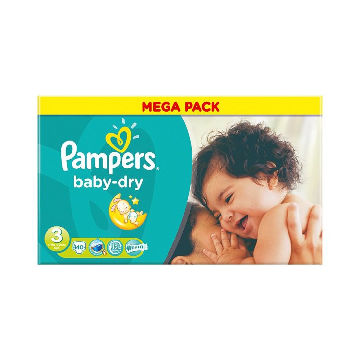 Baby Dry® Midi Mega Pack Pampers 140 Couches