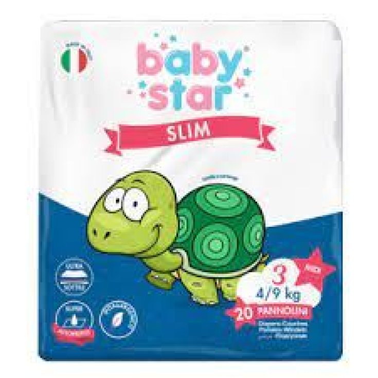 BabyStar Slim Taille 3 (4-9kg) 20 Couches