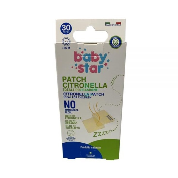 Patch Citronnelle Naturelle BabyStar 30 Patchs