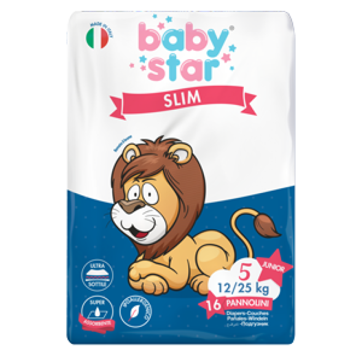 BabyStar Slim Taille 5 (12/25Kg) 16 Couches