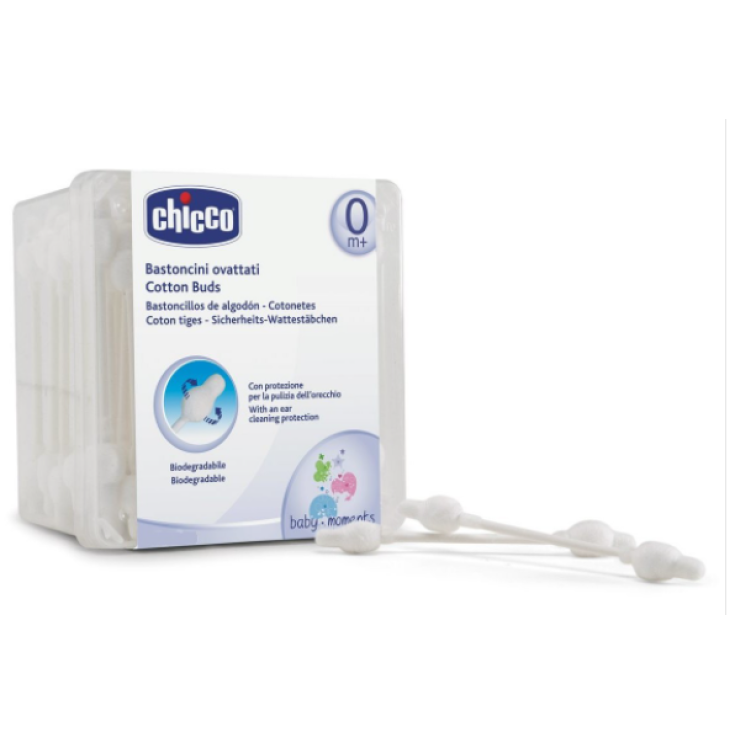 Bâtonnets de coton 0 + M Chicco 60 Bastincini