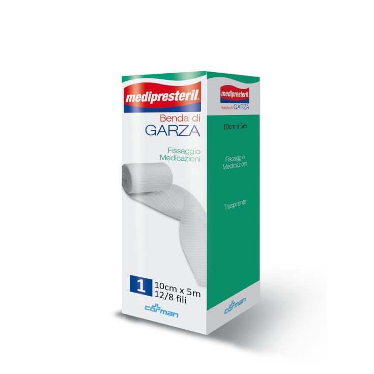 Bandage Gaze 10/8 10cmx5mt Medipresteril 1 Pièce