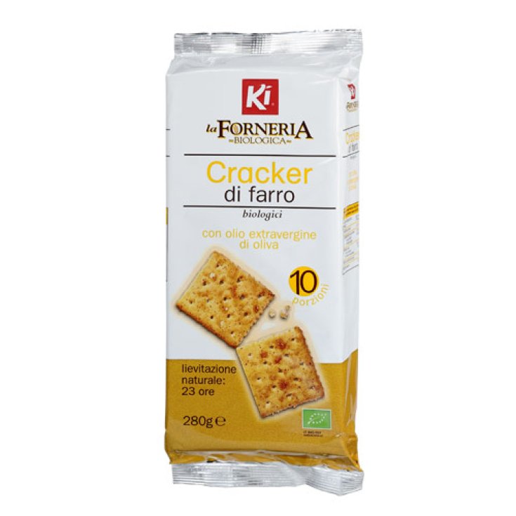 La Forneria Crackers Farro à l'huile d'olive extra vierge biologique 280g