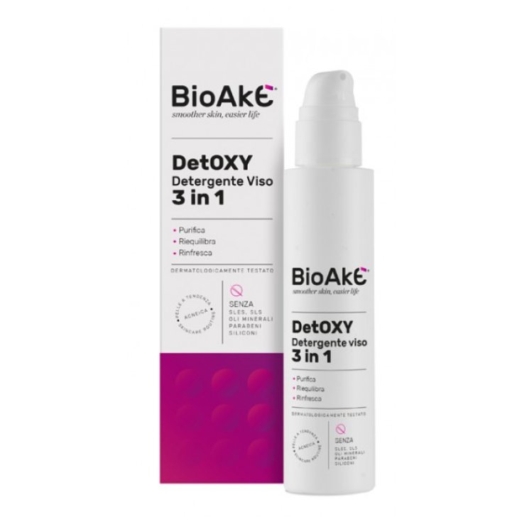 BioAké DetOXY Nettoyant Visage 3 En 1 Ekuberg 150 ml