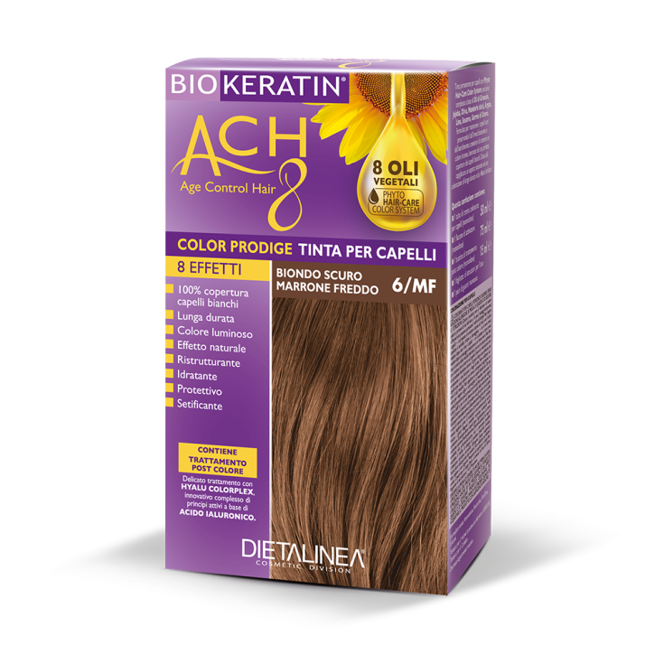 Biokératine ACH8 Color Prodige Dietalinea 6/MF Blond Foncé Châtain Froid