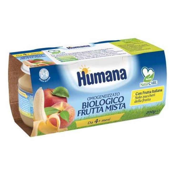 Mélange de fruits bio Humana 2x100g