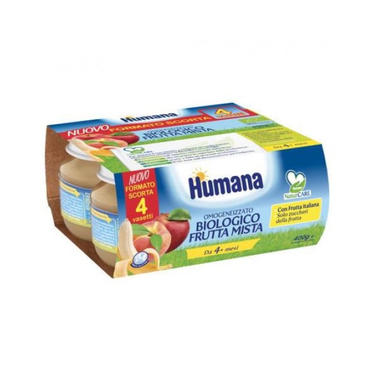 Mélange de fruits bio Humana 4x100g