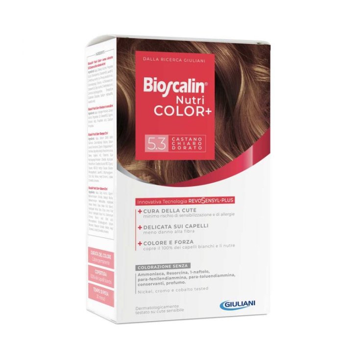Bioscalin® NutriColor + 5.3 Giuliani Châtain Clair Doré 1 Kit