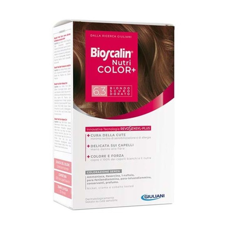 Bioscalin® NutriColor+ 6.3 Blond Foncé Doré Giuliani 1 Kit