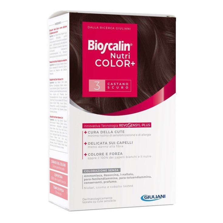 Bioscalin® NutriColor + 3 Châtain Foncé Giuliani 1 Kit