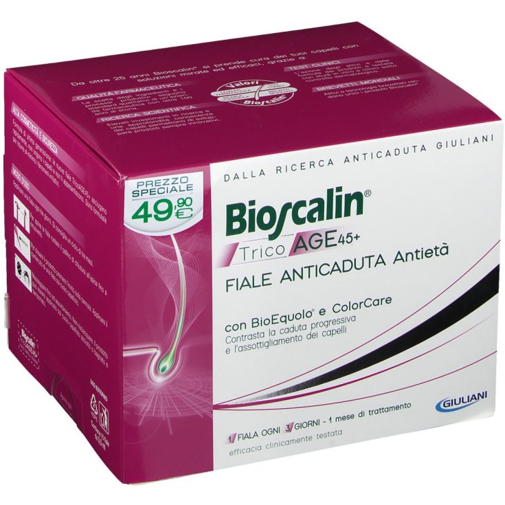 Bioscalin® TricoAge 45+ Giuliani 10 Ampoules Prix Spécial