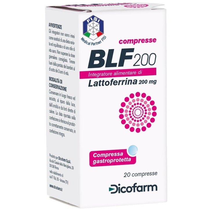 BLF 200 Dicofarm Lactoferrine 20 Comprimés