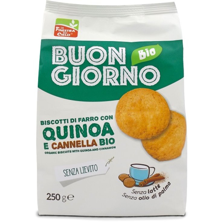 Buongiorno Bio Biscuits Epeautre Au Quinoa Et Cannelle Bio La Finestra Sul Cielo 250g