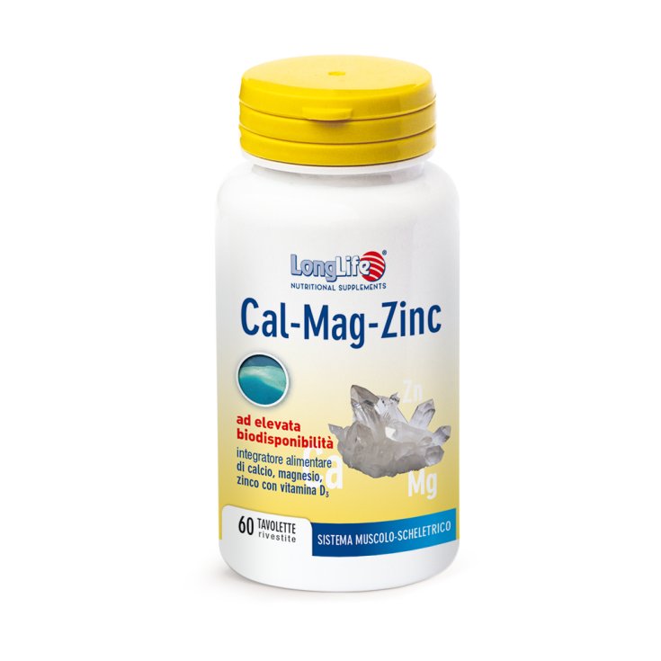 Cal-Mag-Zinc LongLife 60 Comprimés Enrobés