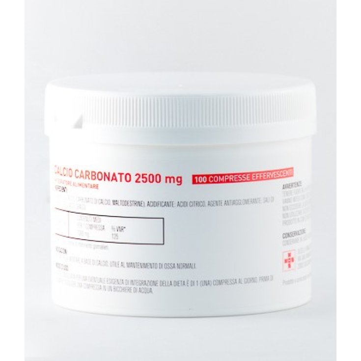 Carbonate de Calcium 2500 mg Olcelli 100 Comprimés