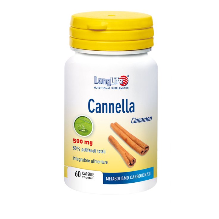Cannelle 500mg LongLife 60 Capsules Végétariennes