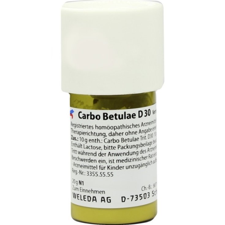 Carbo Betulae D30 Weleda 20g