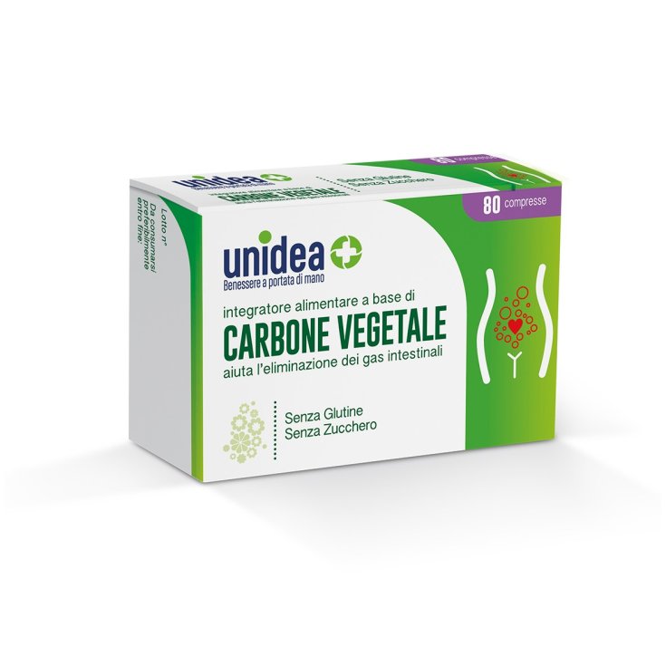 CHARBON VÉGÉTAL unidea 80 Comprimés