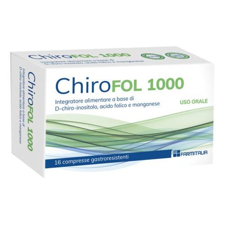ChiroFOL 1000 Farmitalia 16 Comprimés Gastrorésistants