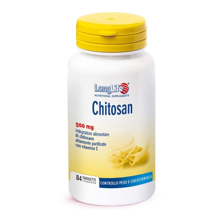 Chitosan 500mg LongLife 84 Comprimés Enrobés