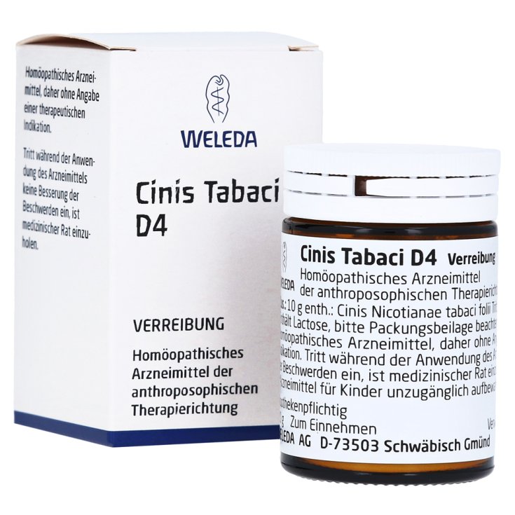 Cinis Tabaci D4 Weleda 20g